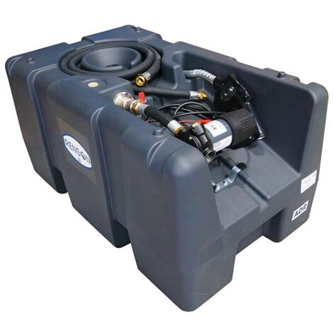 Renson – Cuve de ravitaillement 200L avec pompe 12V 40L/min – Polyéthylène simple paroi – Débit rapide – Évent anti-retour