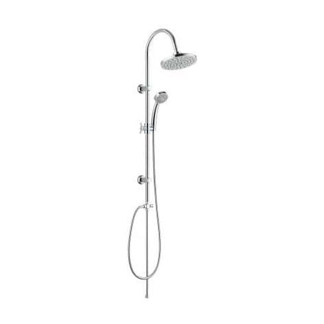 Barre de douche ROUSSEAU sans robinet - Chromé - Diamètre 25mm