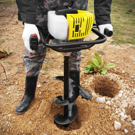 Tarière thermique 52CC + Mèche 150mm - Gardeo