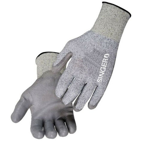 Gant Paume Enduite Pu Indice D - Phd135pu06 14146-06 T6 (sachet De 10 Paires)