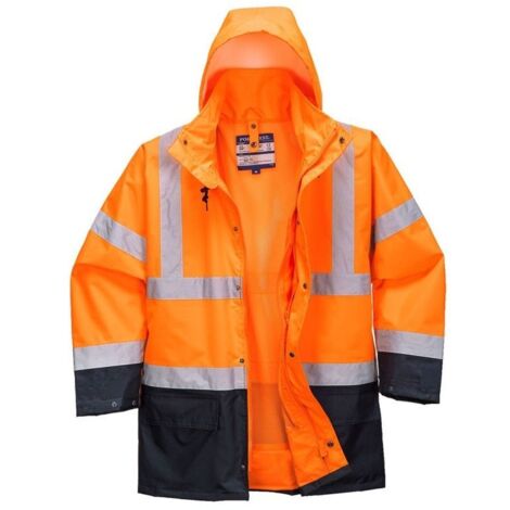 Parka 5 En 1 Portwest Bicolore Protection Ultime, Visibilité Et Polyvalence 5 En 1 - Portwest (1/2)