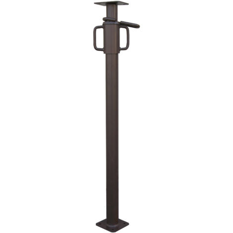 Altrad – Etai à écrou en acier 1,60/2,90 m – Charge maximale 1,2 t – Platines 110x110 mm – Pour soutien de structures temporaires (1/3)