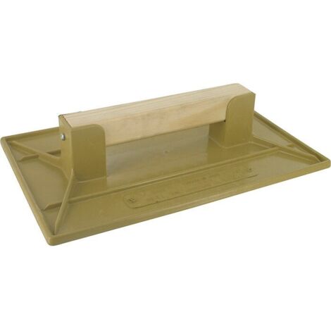 Taloche Plastique Abs Jaune Rectangulaire 26 X 42 (1/3)