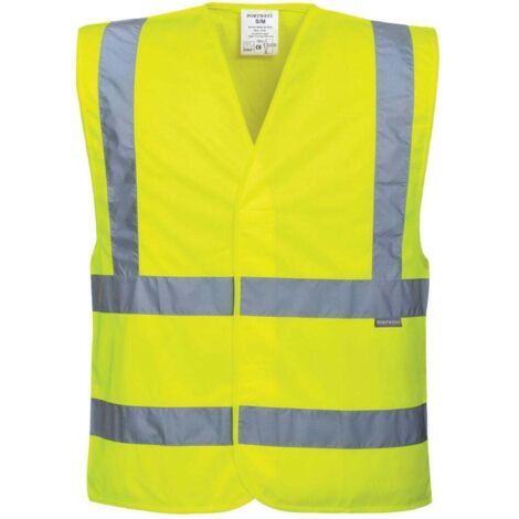 Gilet Hi-vis Baudrier & Double Ceinture Couleur : Jaune Taille 4x/5x - Portwest