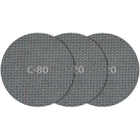 Grilles à Poncer Adhésives ø125mm Carbure De Silicium, Grains Variés - Générique