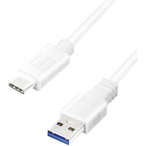 Câble USB 3.2 Gen1 USB-A mâle vers USB-C mâle 1m – Vitesse de transfert jusqu'à 5 Gbits/s – Puissance de sortie 3A – Pour appareils USB-C – Logilink (1/6)