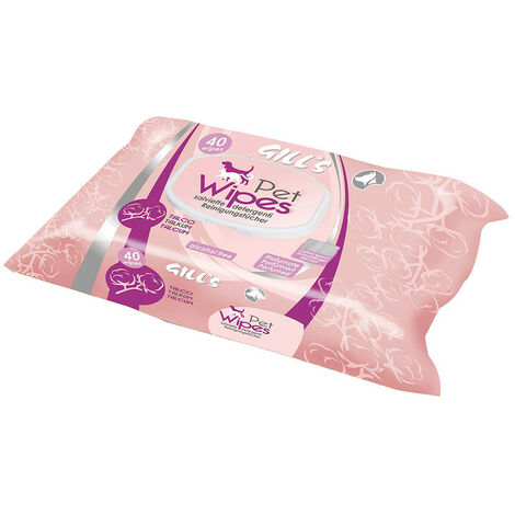 Serviettes Humides Xl Talc Gill's Nettoyage Doux Et Rafraîchissant, Parfum Talc. - Gill ́s (1/2)
