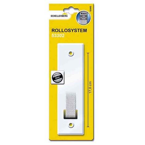 Plaque Enrouleur Volet Roulant 17cm Remplacement Facile, Entraxe 17cm - Schellenberg (1/2)