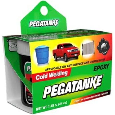 Pegatanke Noir 44ml Colle époxy Bi-composant Ultra-résistante - Pegatanke