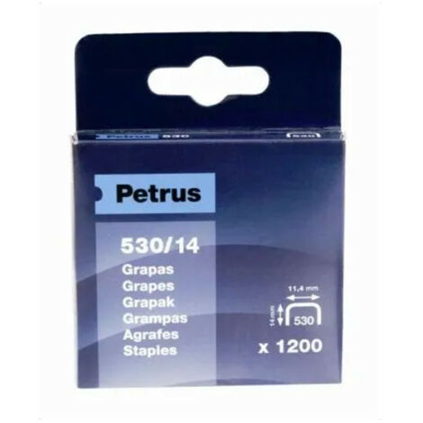 Agrafes Petrus 530/14mm Fixation Robuste Pour Agrafeuse - Petrus (1/2)