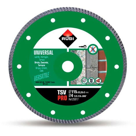 Disque Diamant Tsv Ø115mm Pro 25917 Rubi