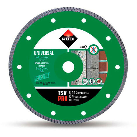 Disque Diamant Tsv Ø115mm Pro 25917 Rubi