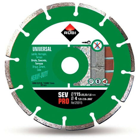 Disque Diamant Sev Ø115mm Pro 25915 Rubi