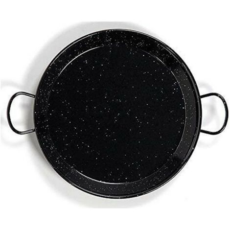 Poêle à Paella Traditionnelle En Acier émaillé ø38cm (8 Personnes). Vaello (1/3)