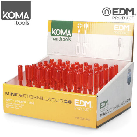 Présentoir 48 Mini Tournevis 80mm Koma Tools (1/4)