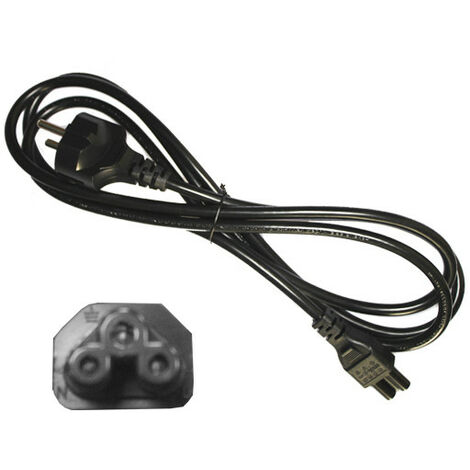 Câble Alim Pc Portable Noir 2m Alimentation Fiable Pour Pc Portable - Logilink (1/2)