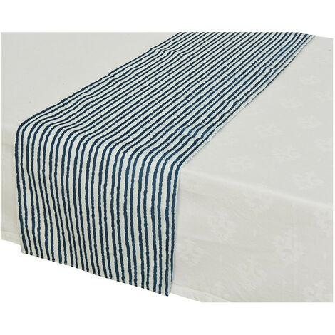 Chemin De Table Motifs Marins 32x150cm