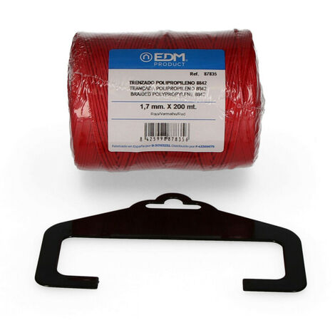 Corde Polypropylène Rouge Edm Corde Tressée Robuste Et Très Visible - Edm (1/3)