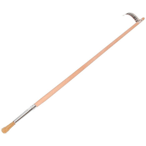 Edm Pinceau rond N°6 marron pack de 12 poils naturels