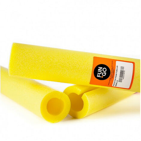 Mousse Protectrice Tubulaire ø50mm Jaune. 2 Metres