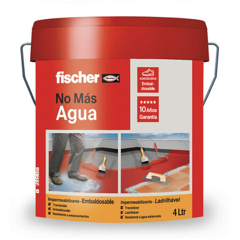 Carrelage Imperméable Fischer 4l étanchéité Durable Pour Surfaces Extérieures - Fischer (1/2)