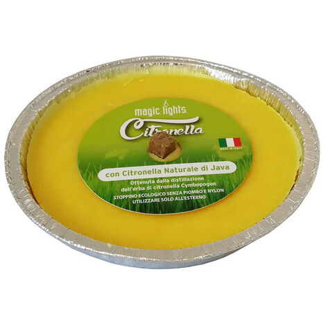 Bougie Citronelle ø14cm Usage Exterieur Magic Lights (1/2)