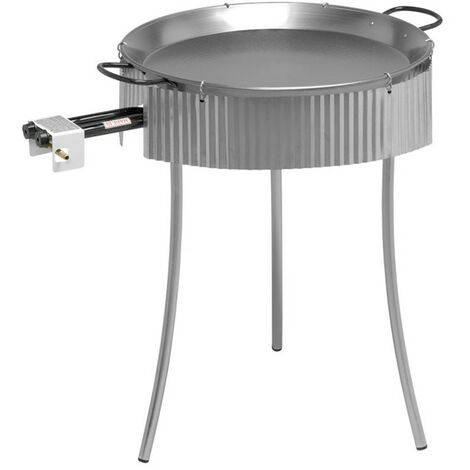 Pare-brise géant pour paella 115-130 cm – Protection vent 6 modules – Métal résistant pour cuisson extérieure – Vaello