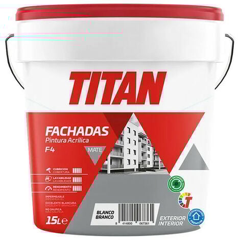 Koma Tools Peinture Plastique Titan Blanc 5 Kg - Brand EAN : 8425998253009