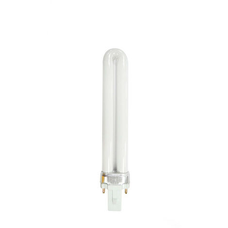 Ampoule Fluorescente Pl 9w Lumière Actinique 16,5cm Rechange Réf. 06032 (1/3)