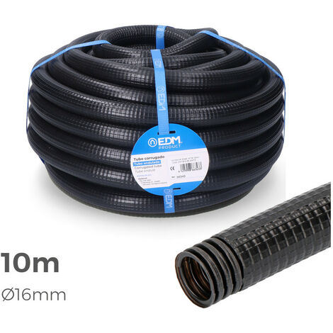 Gaine Préfilée Ferroplast 16mm Protection Câbles Extérieurs Préfilée - Edm