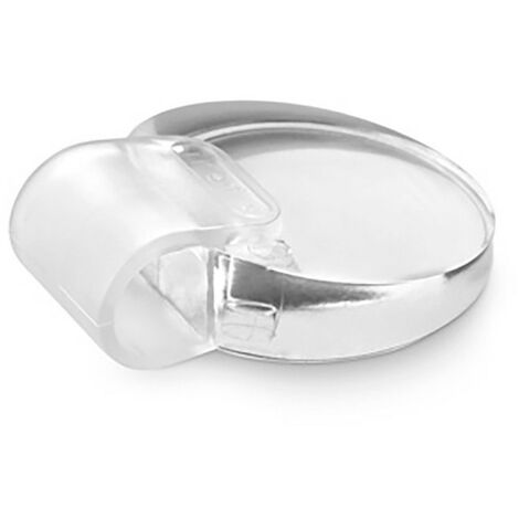 Bouchon adhésif transparent silencieux INOFIX blister (1/3)