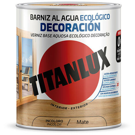 Vernis décoratif Titanlux incolore finition mat écologique (1/6)
