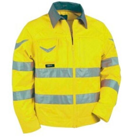 Cofra Warning veste jaune fluo taille 52 (1/3)