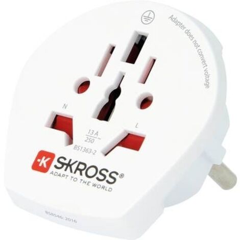 Adaptateur Voyage Europe Skross Voyage Serein En Europe - Skross (1/10)