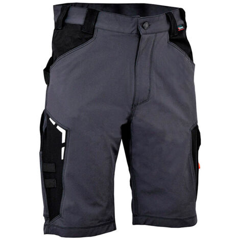 Cofra Bermudas de travail modernes gris foncé taille 38 (1/3)
