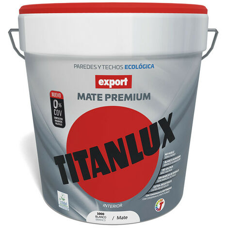 Peinture Vinylique Blanche 4l Lavabilité Supérieure Pour Murs Intérieurs - Titan