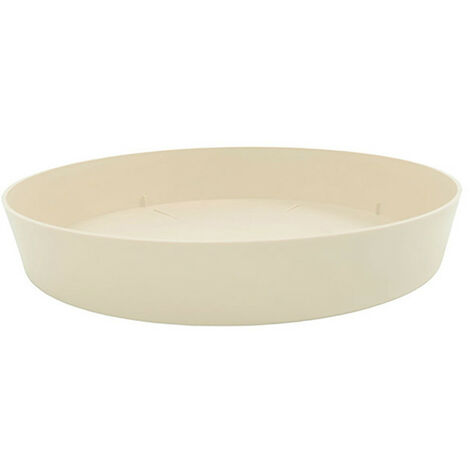 Plat d'injection pour pot couleur écru 11x1,6cm (1/2)