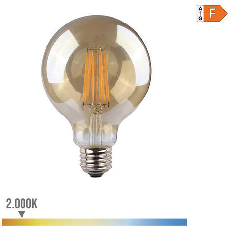 Ampoule Led Ballon Vintage Filament Led, Verre Vintage, Lumière Chaude - Edm (1/3)