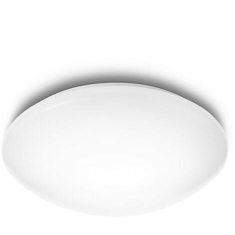Plafonnier Intérieur Led 6w 640lm 4000k Lumiere Neutre Mod. Moire Ø22,5x6,8cm Philips