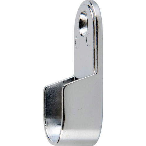 2 supports d’armoire entre les murs, ovales, chromés Stor Planète 68281 (1/5)