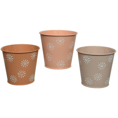 3 Pot De Fleur Individuel ø11x10.6cm (1/3)