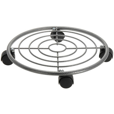 Plateau Métallique 4 Roues Ajustable 35 Cm X 6,5cm, (1/5)