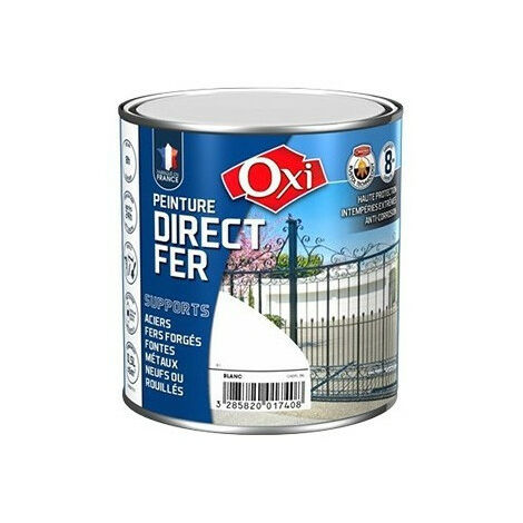 Peinture Oxi Direct Fer 0.5 Litre Vert Olivier - Oxi (1/2)