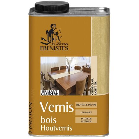 VERNIS BOIS BRILLANT 1L CHENE CLAIR - Les anciens ébénistes