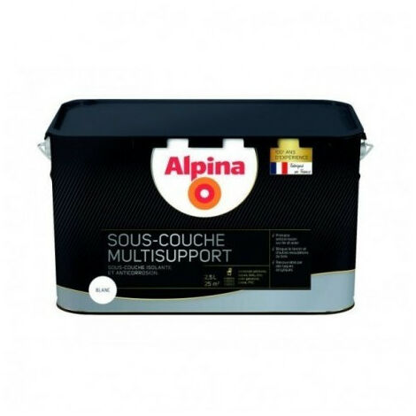 ALPINA Peinture Bois Microporeuse - Satin Blanc Cassé 0,5L 5m²