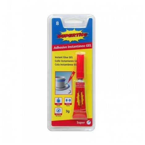 Gel Adhésif Instantané Blister 3x1g 2513 Supertite (1/3)