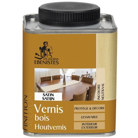 Vernis Bois Satin 250ml Incolore - Les Anciens Ebenistes
