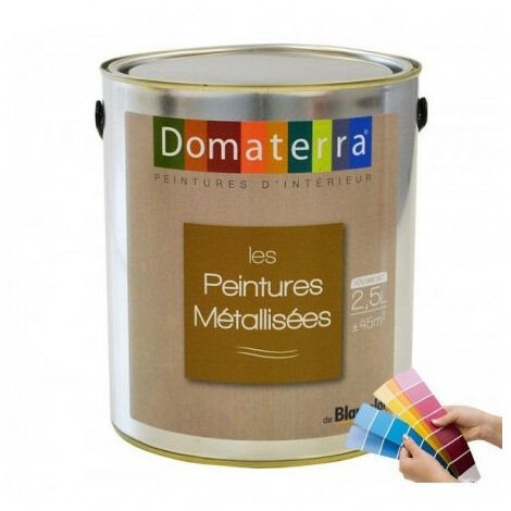 Domaterra Peinture Métallisée 2.5 Litres Base à Teinter - Blancolor (1/2)