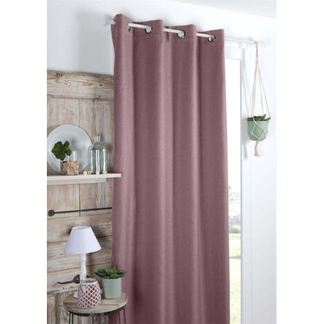 Rideau Copenhague 140x260cm Rose - Stof (1/3)