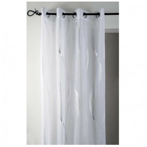 Rideau voilage 135x240cm anthracite ESSAOUIRA  - STOF